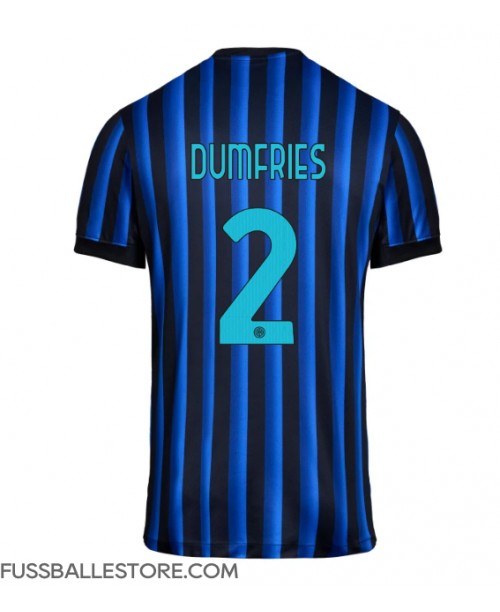 Günstige Inter Milan Denzel Dumfries #2 Heimtrikot 2025-26 Kurzarm Günstige Inter Milan Denzel Dumfries #2 Heimtrikot 2025-26 Kurzarm